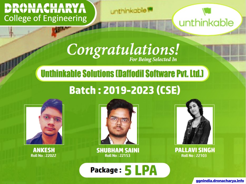 Unthinkable Solutions (Daffodil Software Pvt. Ltd.)