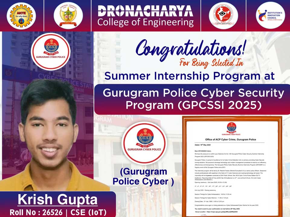 Summer Internship